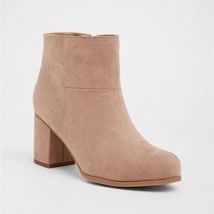 torrid block heel ankle booties